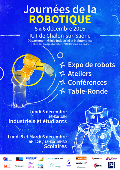 JOURNEES DE LA ROBOTIQUE - AFFICHE reduite