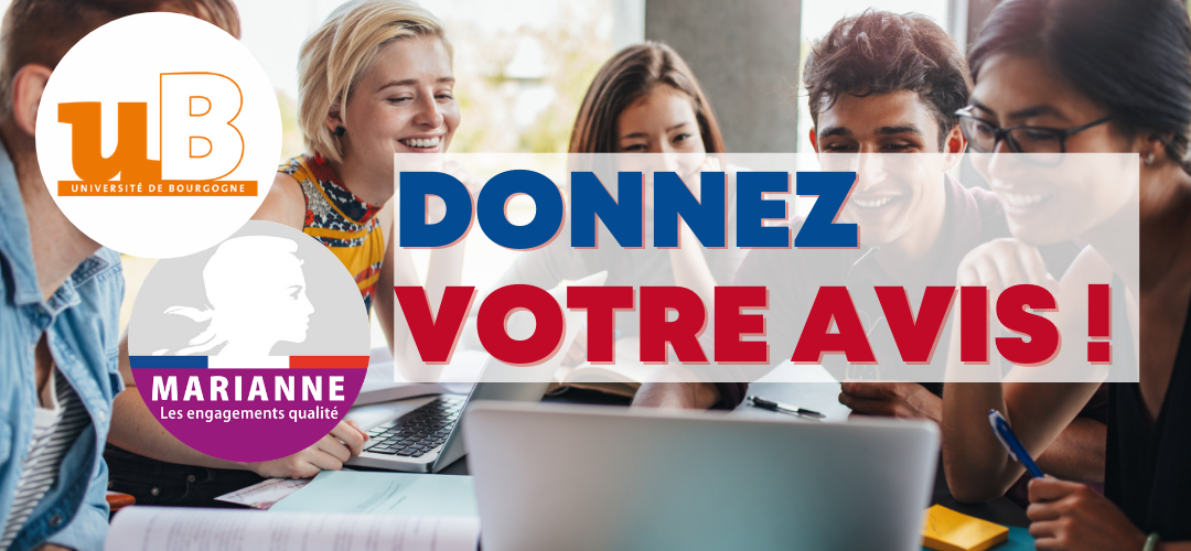 uB - donnez votre avis pour l'accueil des étudiants !