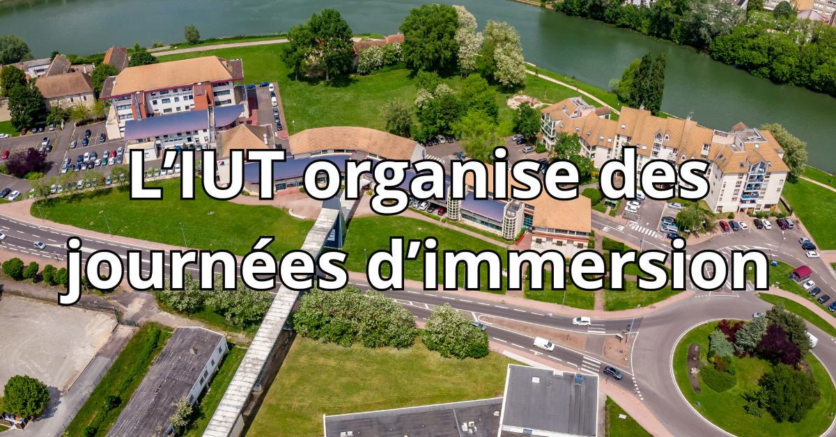 IUT de Chalon-sur-Saône, Journées d'immersion