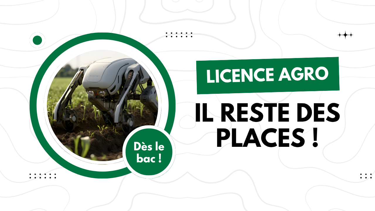 Licence Agroéquipement : il reste des places !